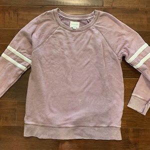 American Eagle Outfitters Women's Purple Jegging Fit Sweatshirt Size Medium